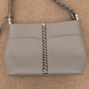 Brighton Beaumont Square Bucket Handbag in Gray